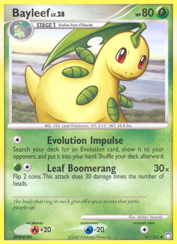 Bayleef — illustrated card