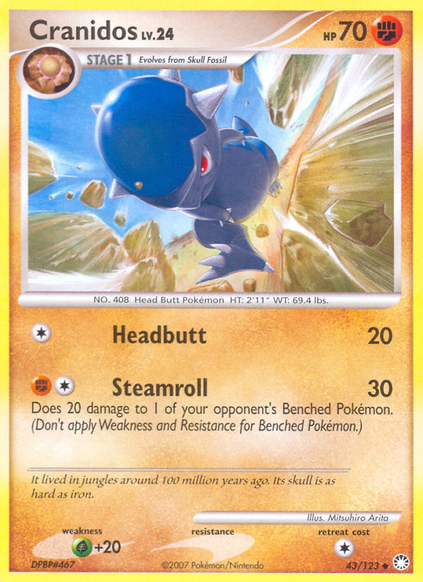 Cranidos — illustrated card