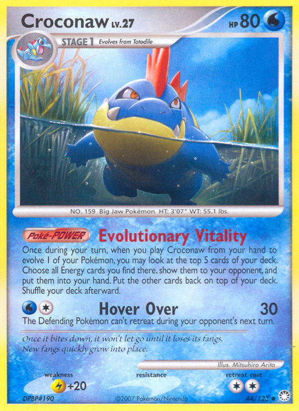 Croconaw — illustrated card