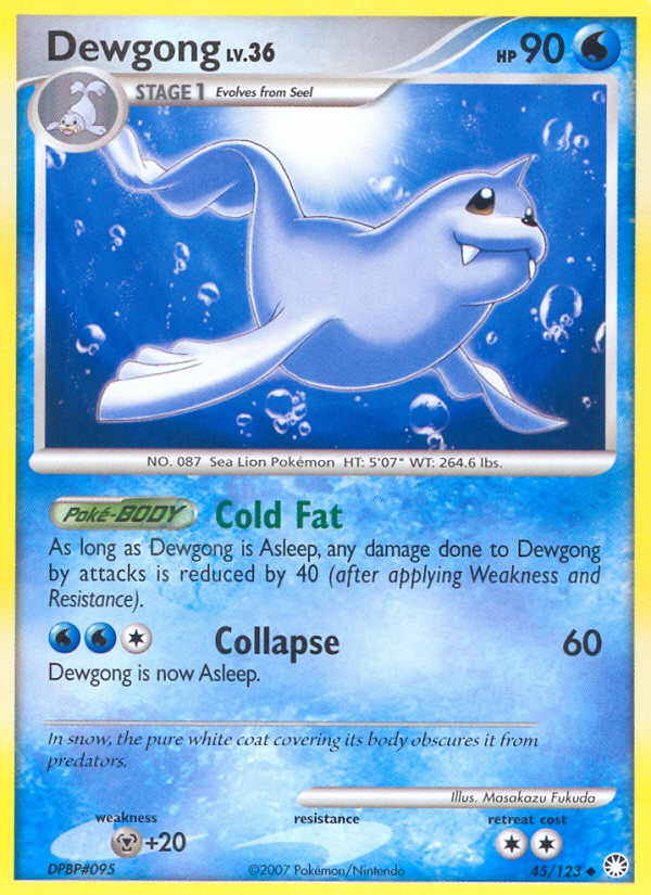 Dewgong — illustrated card