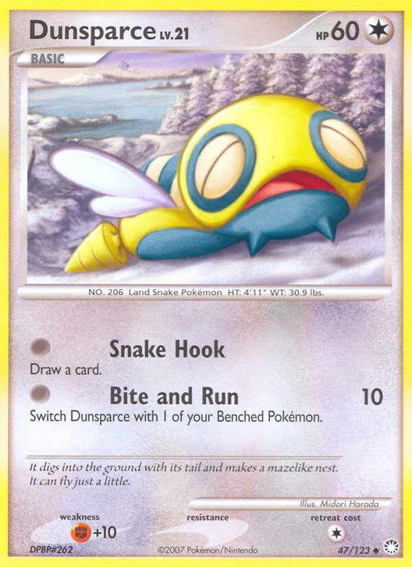 Dunsparce — illustrated card
