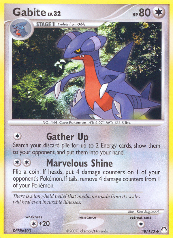 Gabite — illustrated card