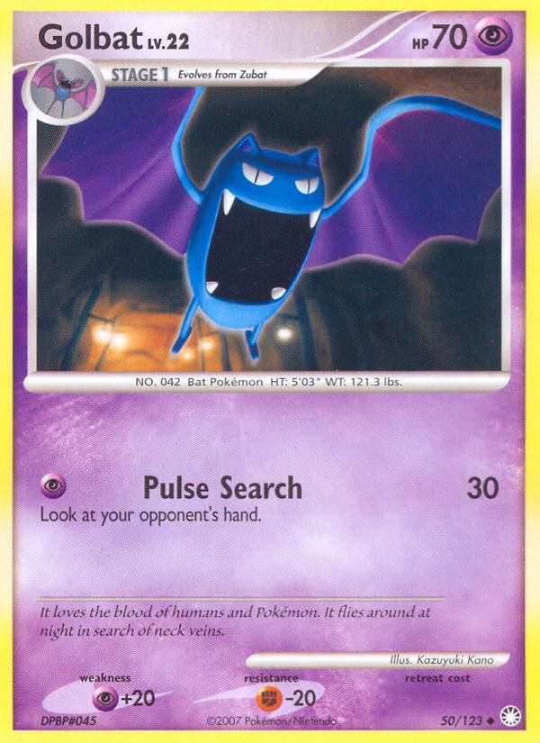 Golbat — illustrated card