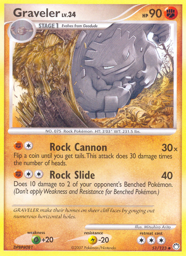 Graveler — illustrated card