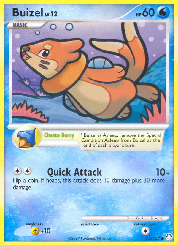 Buizel — illustrated card