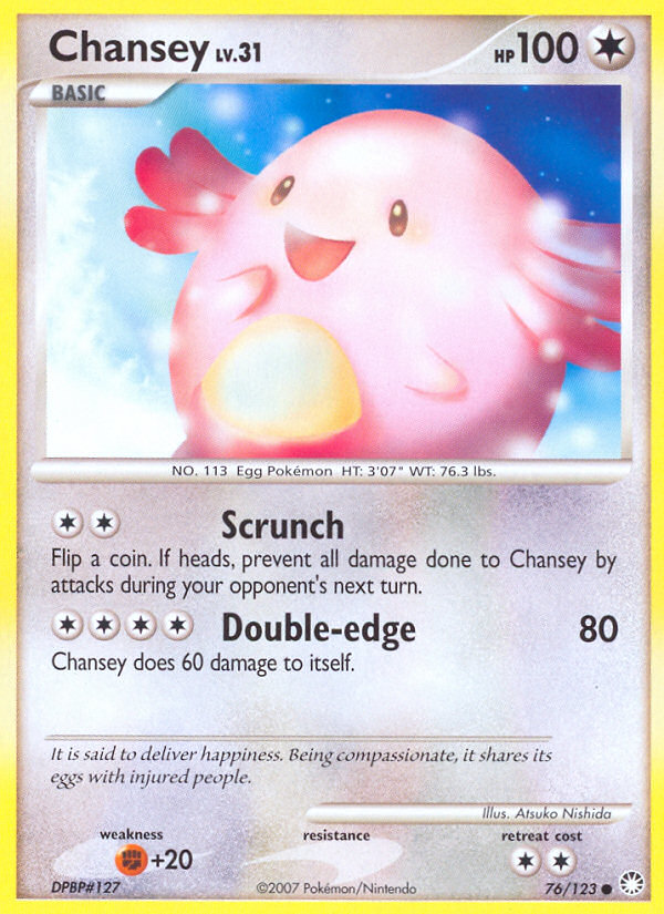 Chansey — illustrated card