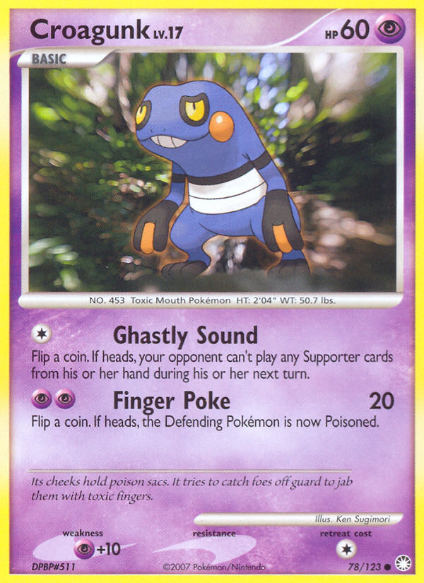 Croagunk — illustrated card