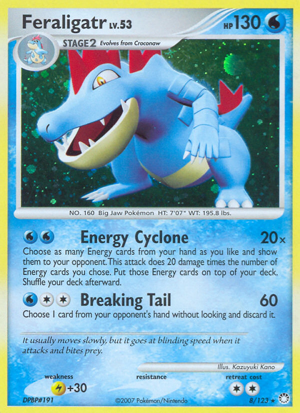 Feraligatr — illustrated card