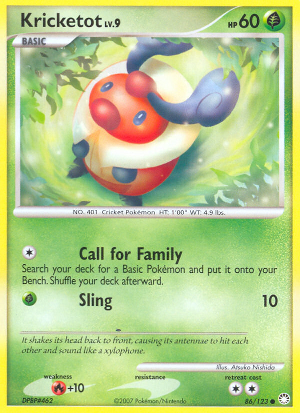 Kricketot — illustrated card