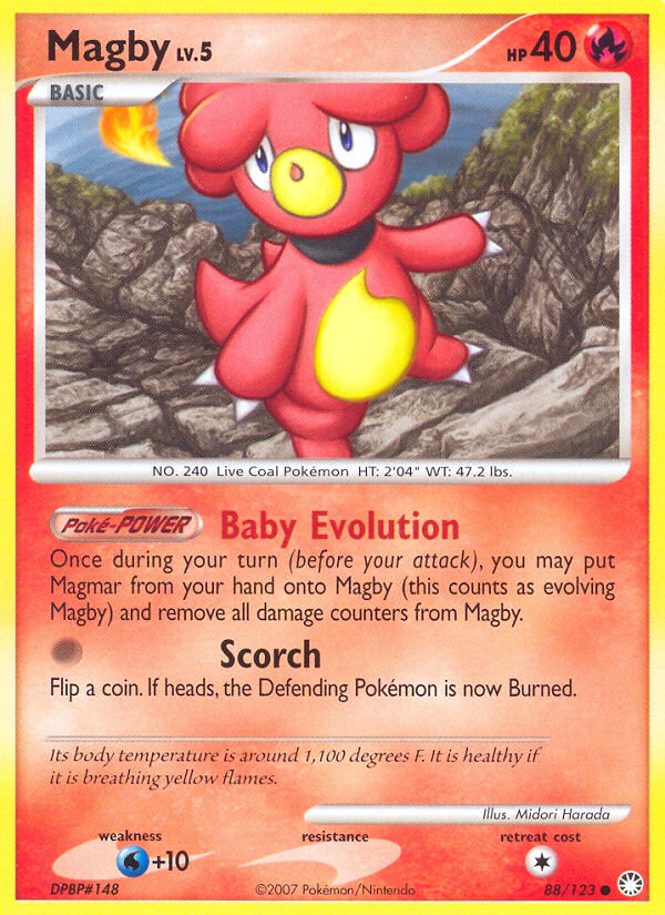 Magby — illustrated card