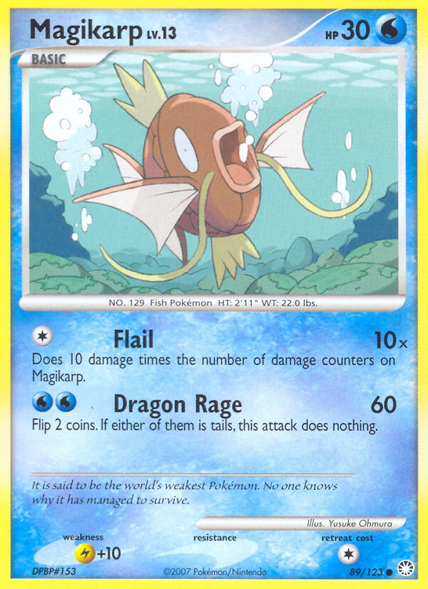 Magikarp — illustrated card