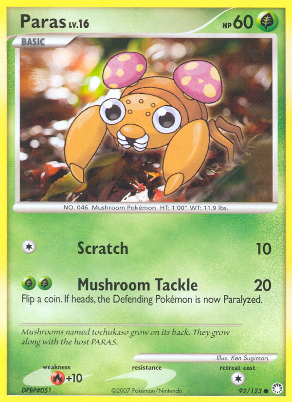 Paras — illustrated card