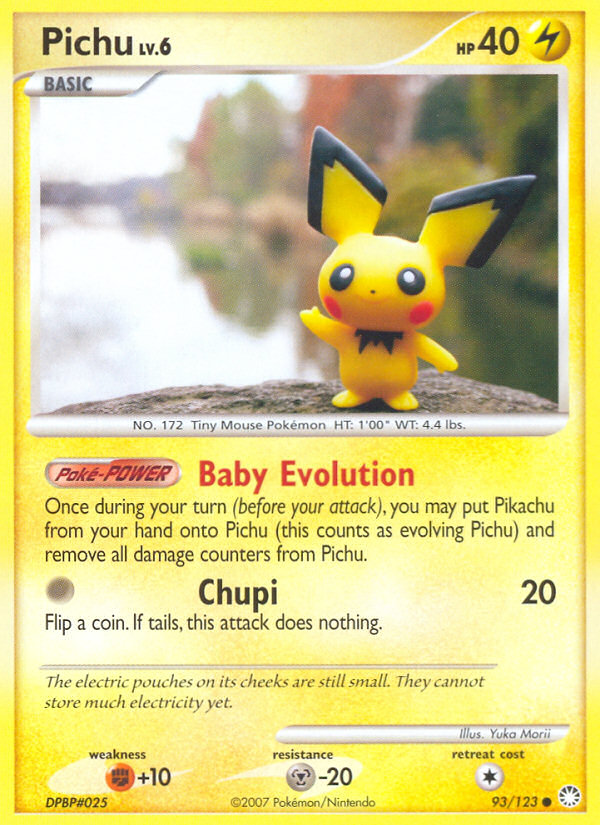 Pichu — illustrated card