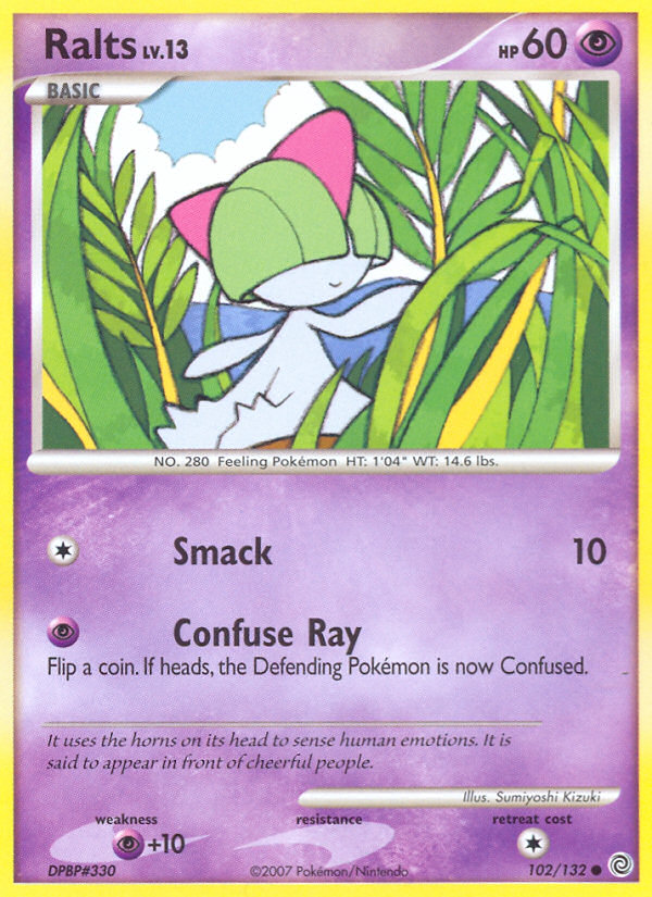 Ralts — illustrated card