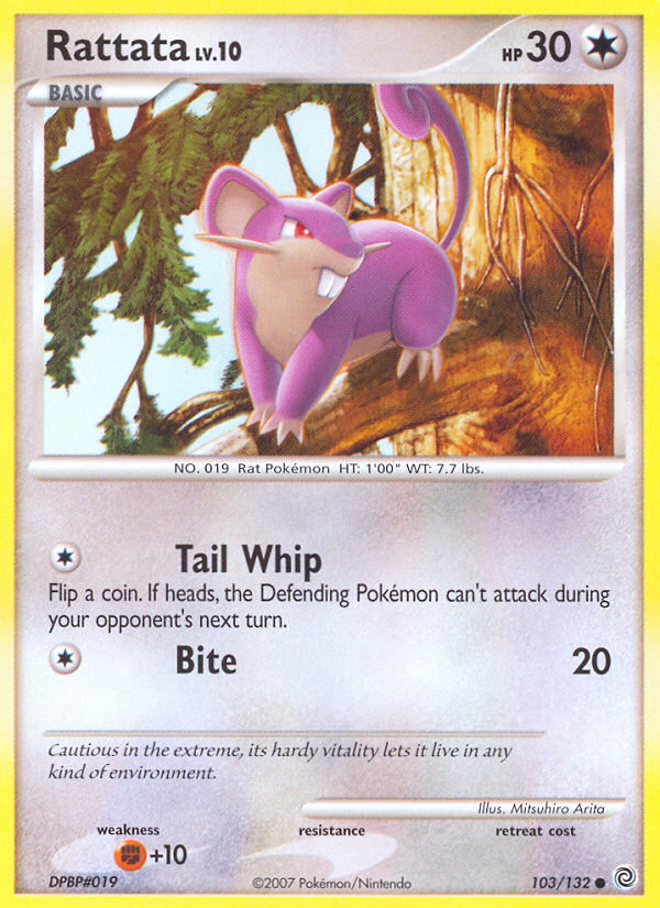Rattata — illustrated card