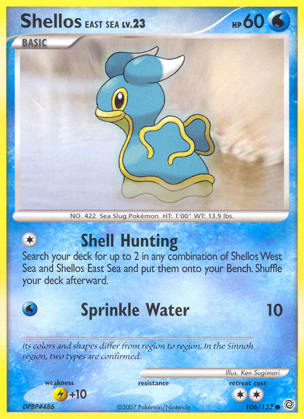 Shellos East Sea — illustrated card