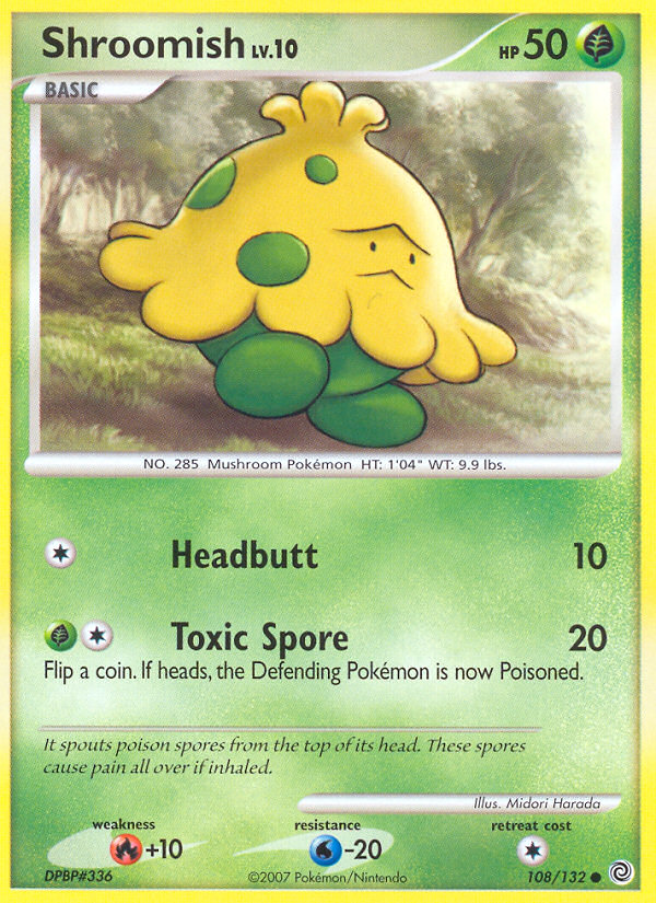 Shroomish — illustrated card