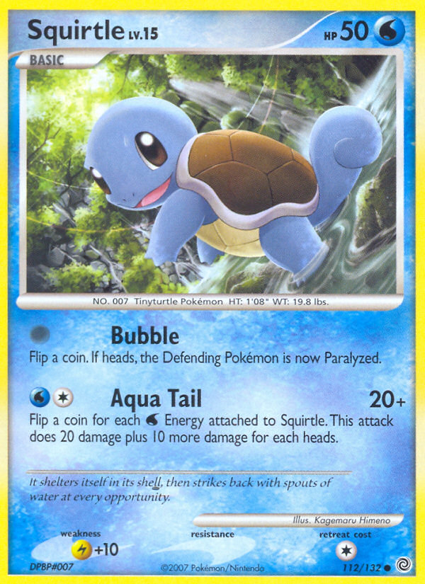 Squirtle — illustrated card