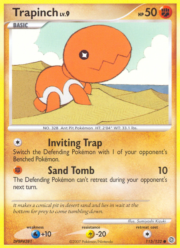 Trapinch — illustrated card