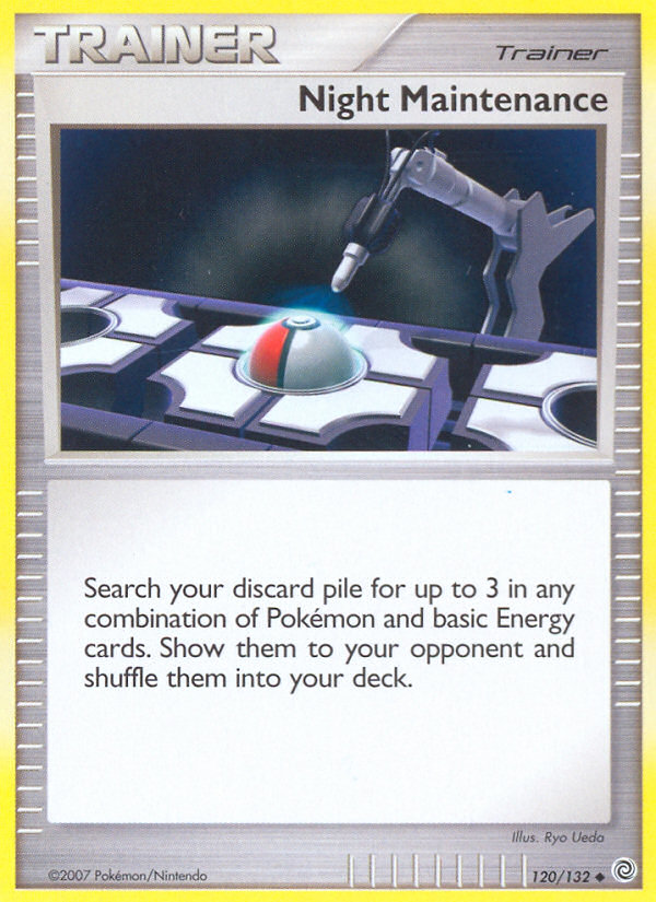 Night Maintenance — illustrated card