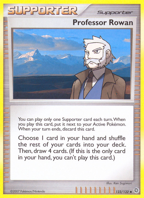 Professor Rowan — illustrated card