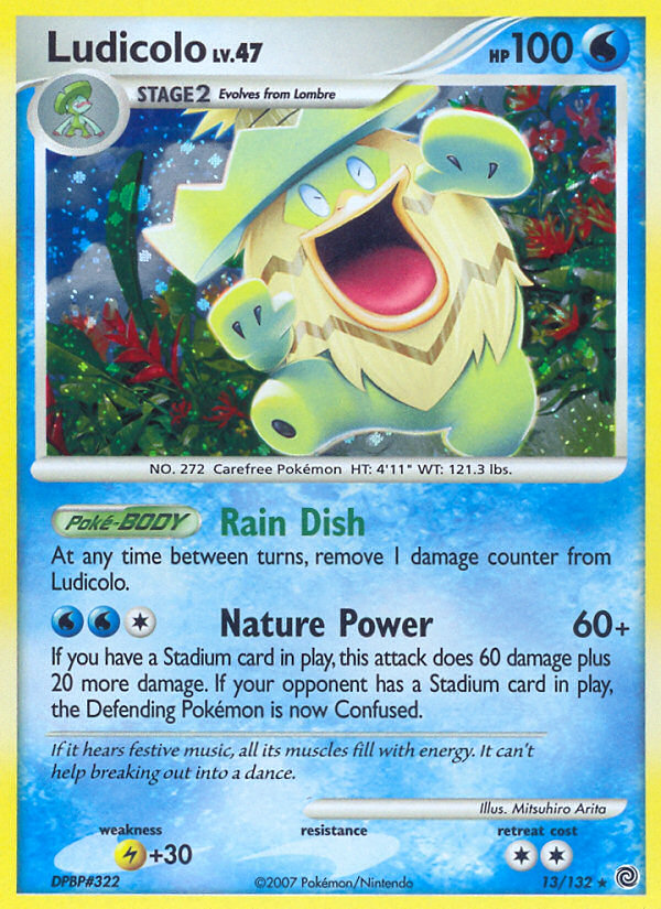 Ludicolo — illustrated card