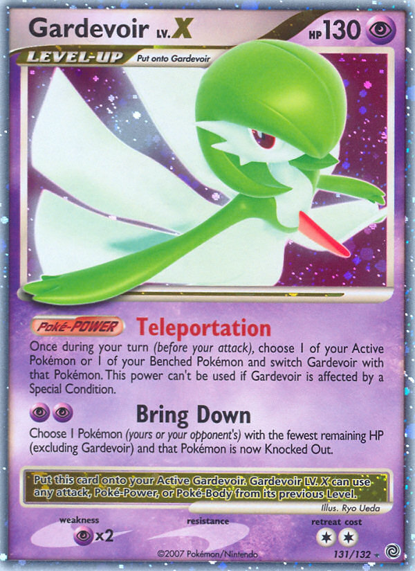 Gardevoir LV.X — illustrated card
