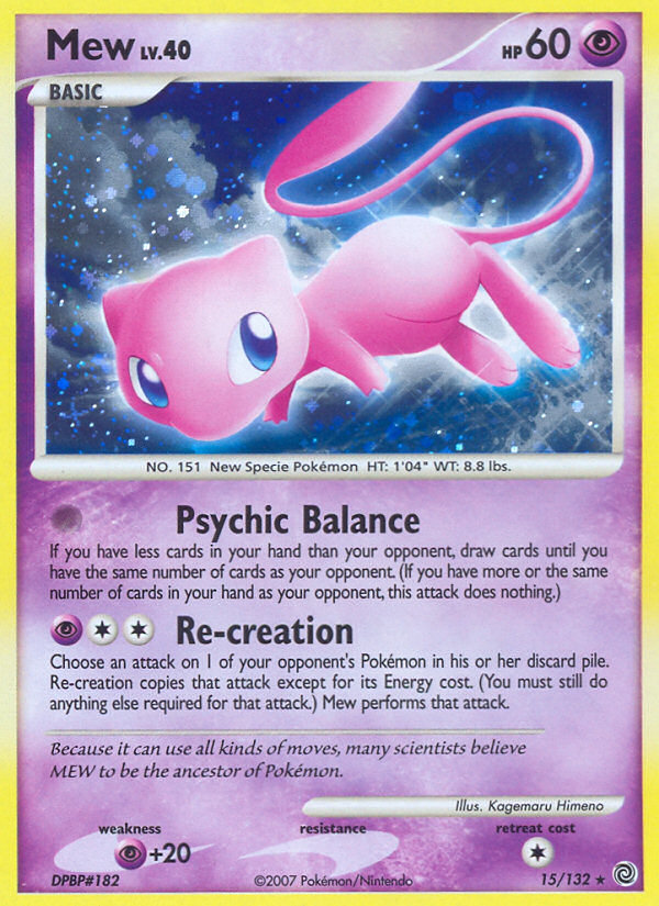 Mew — illustrated card
