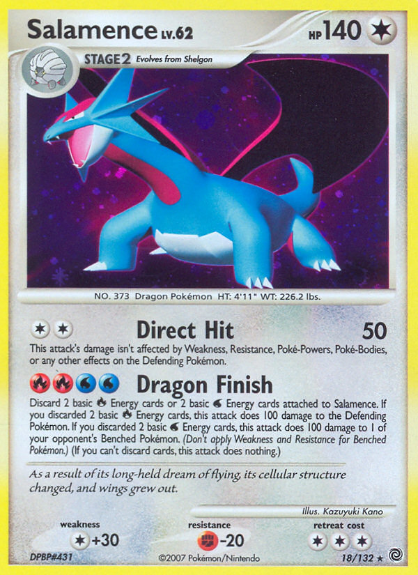 Salamence — illustrated card