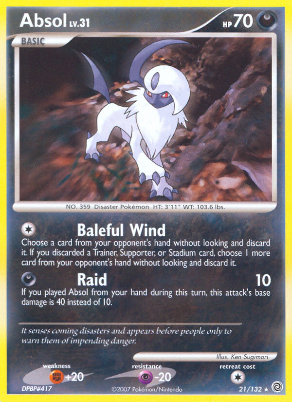 Absol — illustrated card