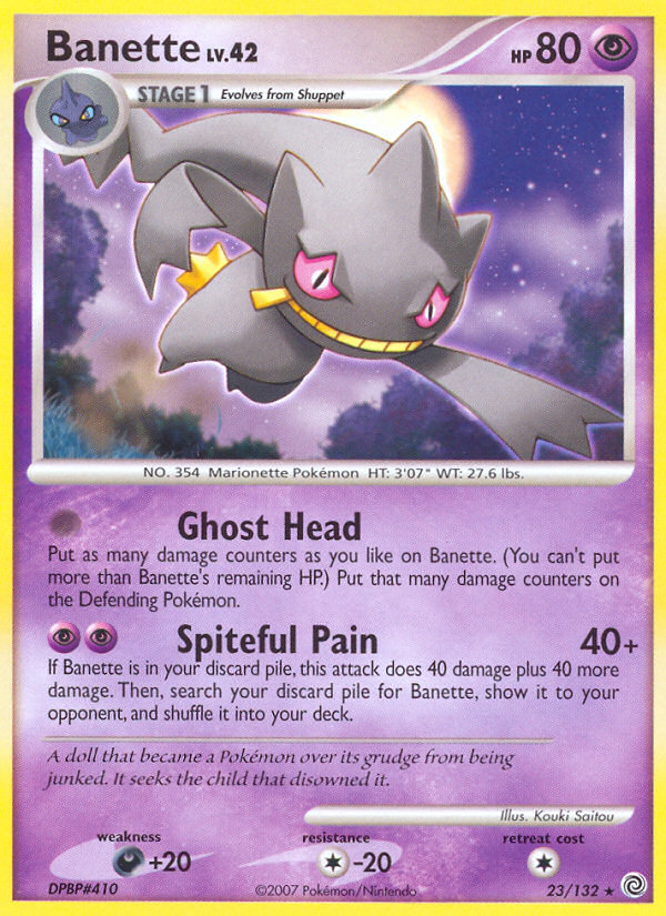 Banette — illustrated card