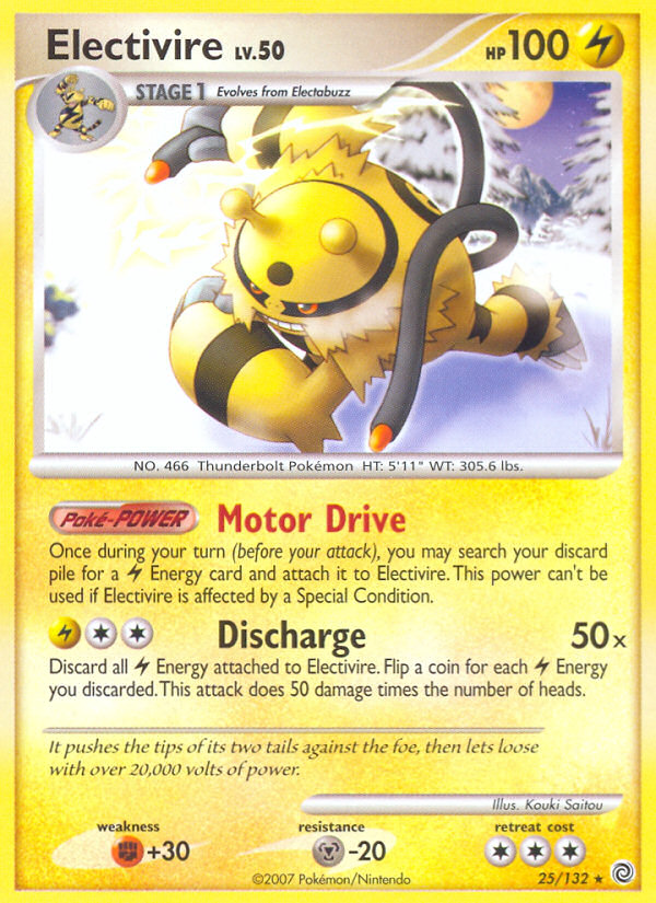 Electivire — illustrated card
