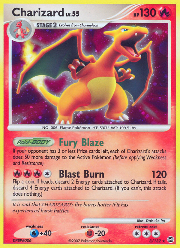 Charizard — illustrated card