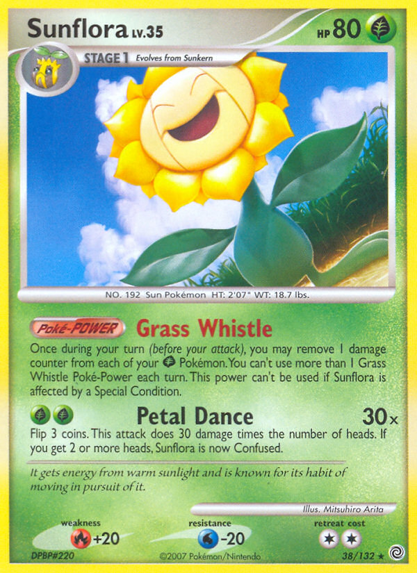 Sunflora — illustrated card