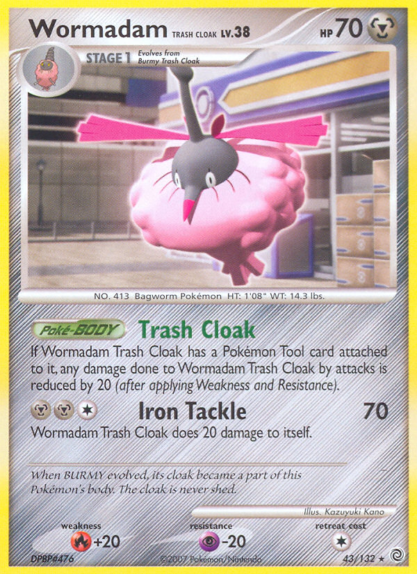 Wormadam Trash Cloak — illustrated card