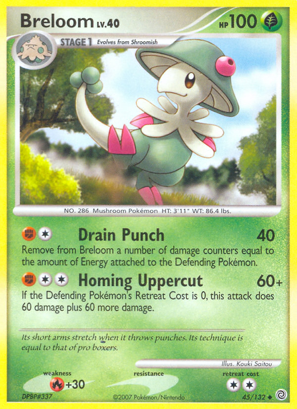 Breloom — illustrated card