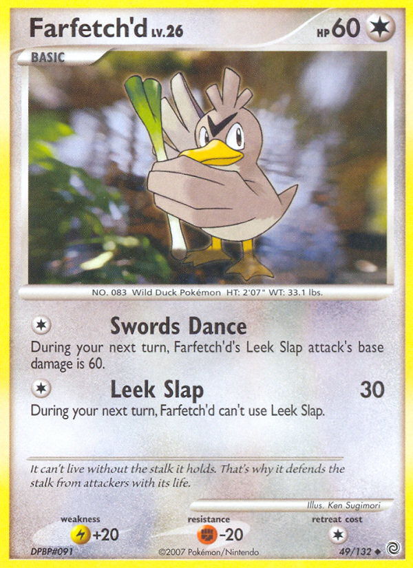 Farfetch'd — illustrated card