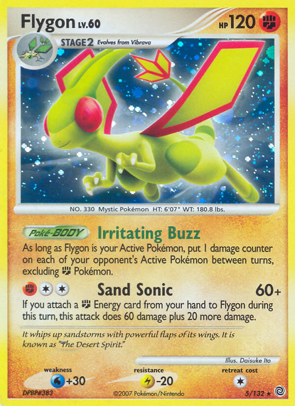 Flygon — illustrated card