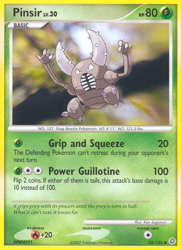 Pinsir — illustrated card