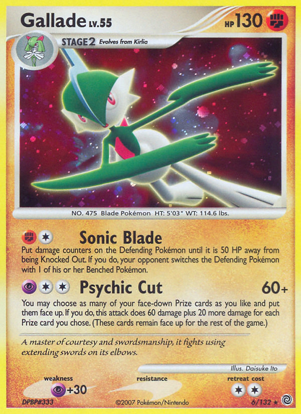 Gallade — illustrated card