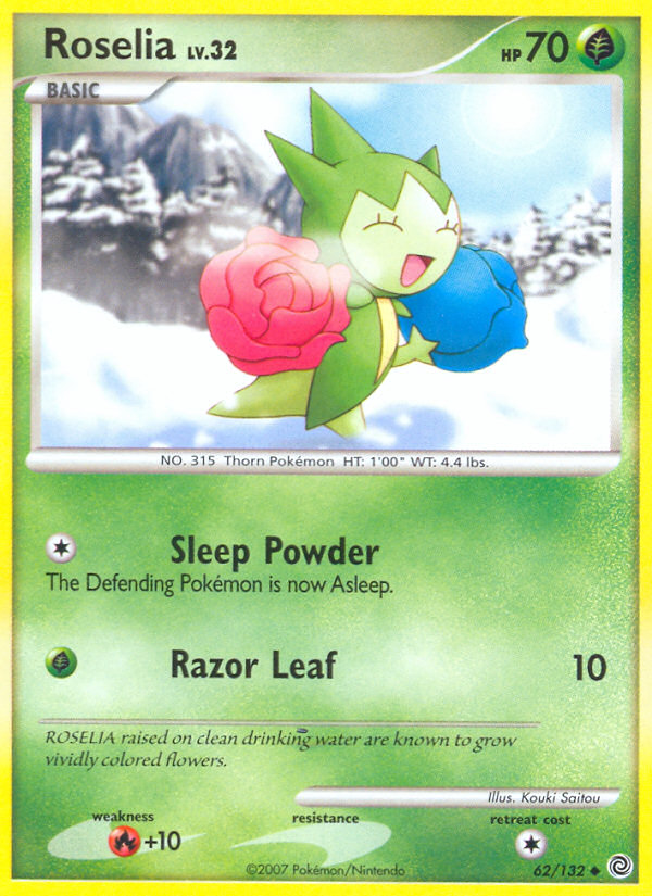 Roselia — illustrated card