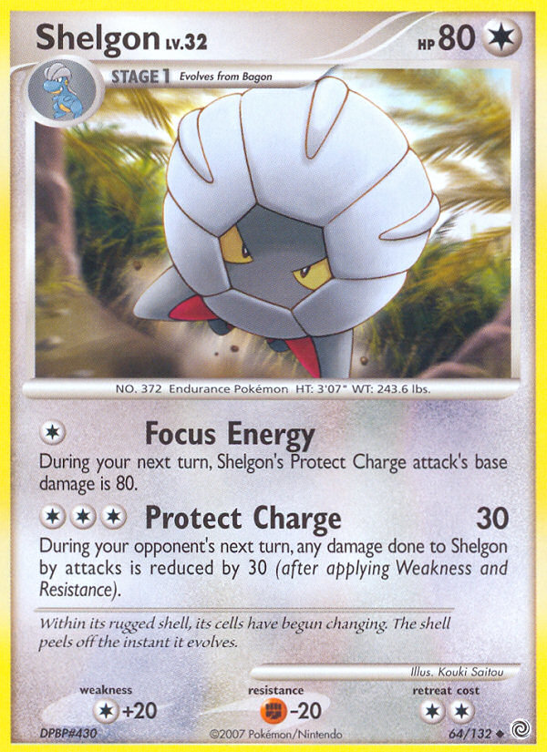 Shelgon — illustrated card