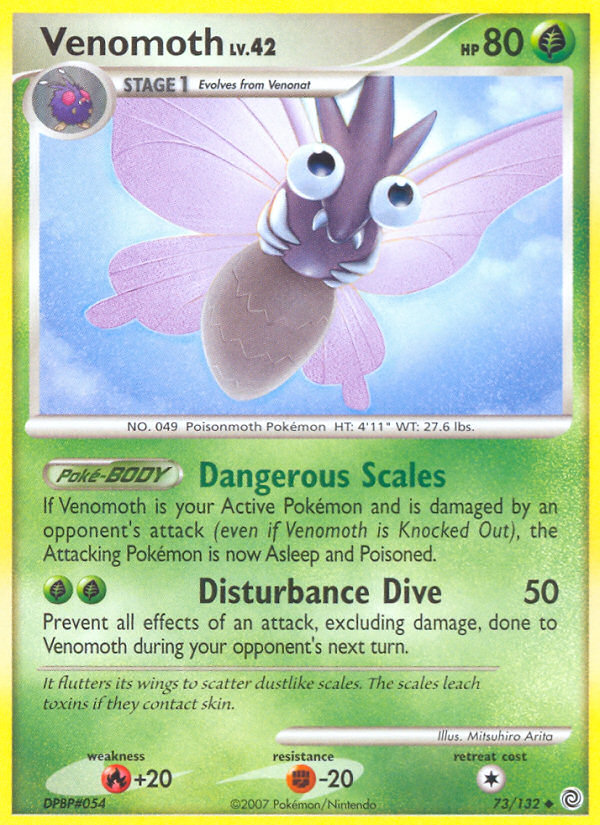 Venomoth — illustrated card