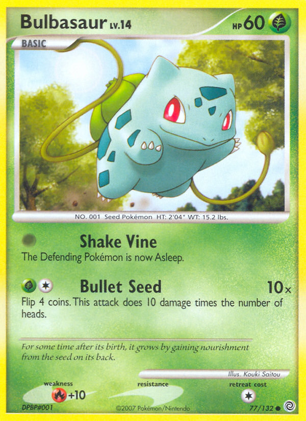 Bulbasaur — illustrated card