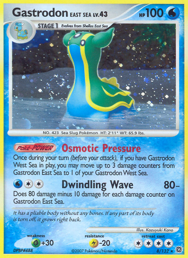 Gastrodon East Sea — illustrated card