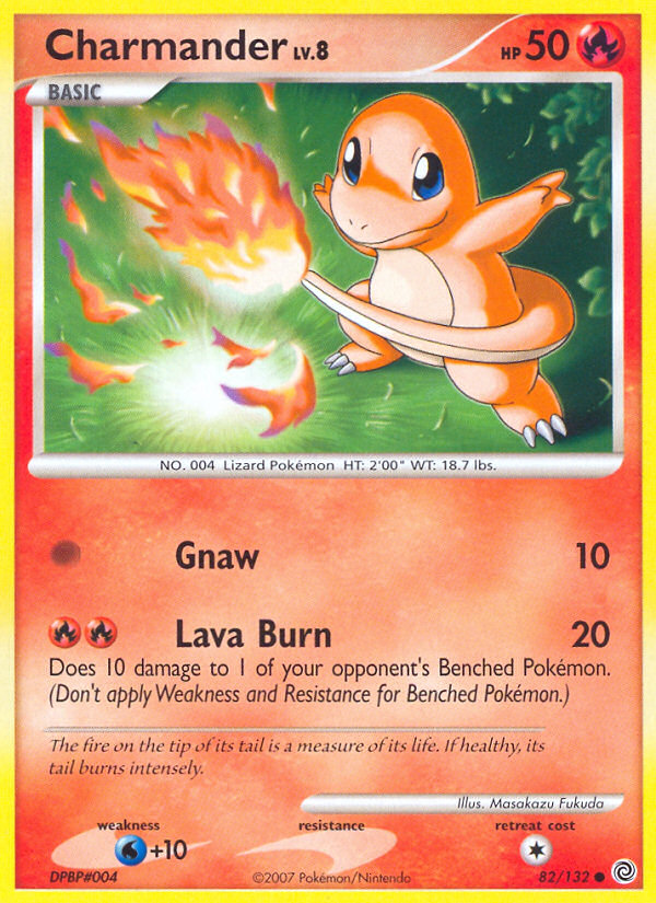 Charmander — illustrated card