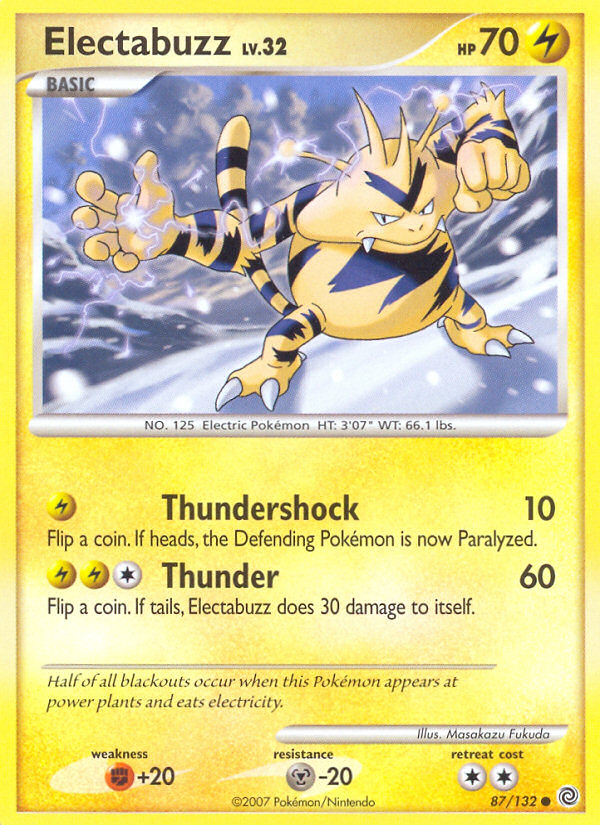 Electabuzz — illustrated card