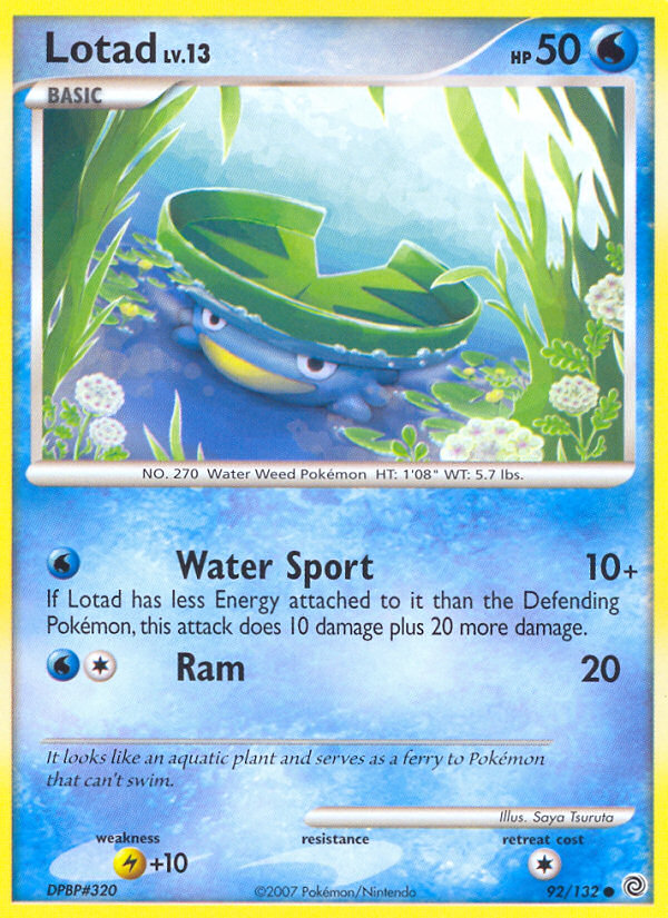 Lotad — illustrated card