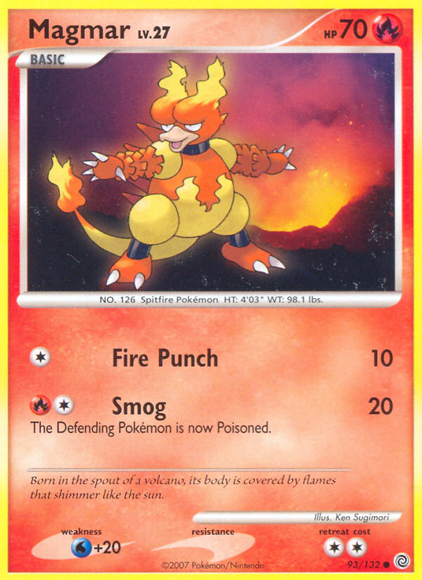 Magmar — illustrated card