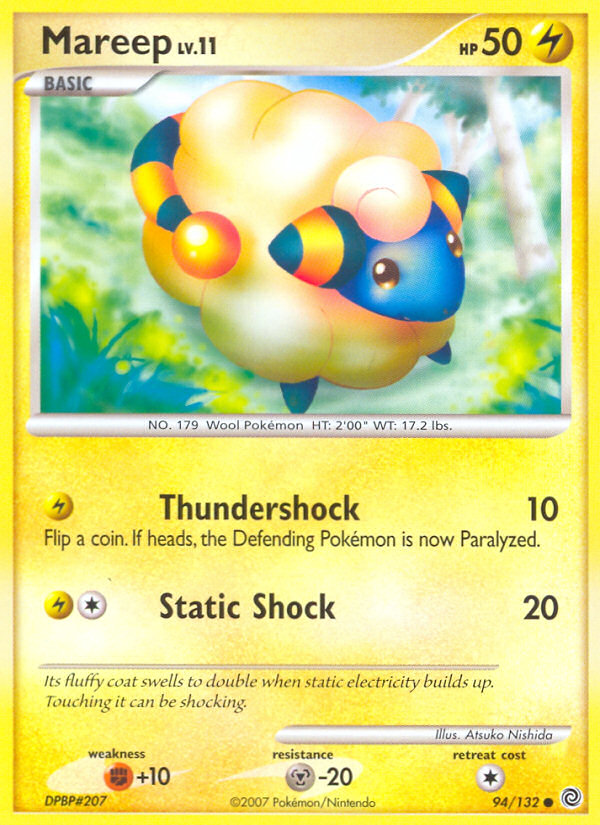 Mareep — illustrated card
